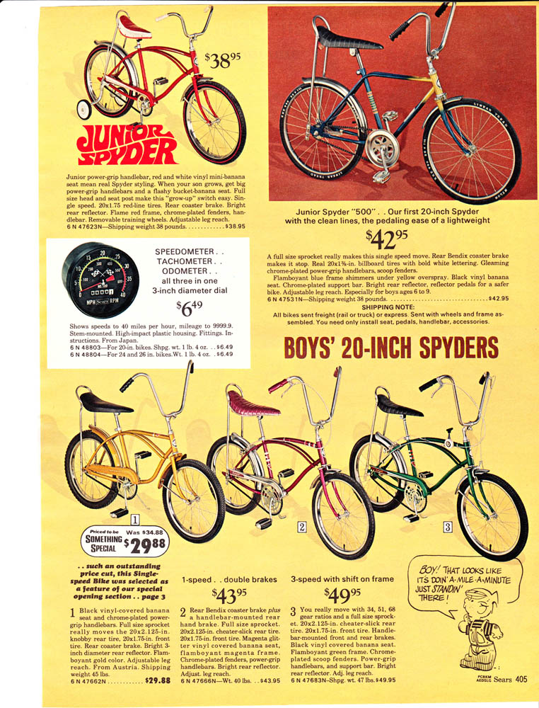 Sears Spyder 5 Speed Need year and catalog pic Forums