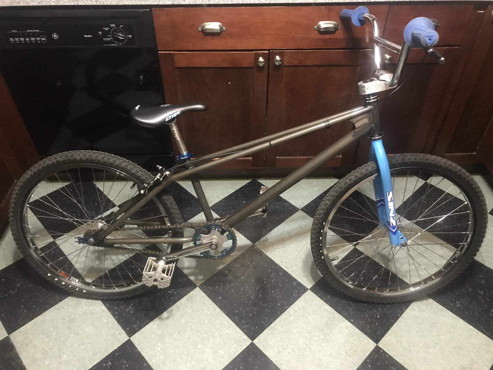 twin tube bmx frame