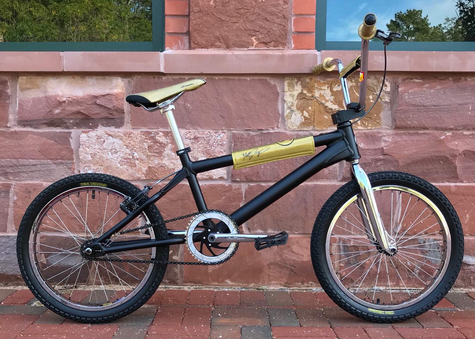 NOS Zeronine bmx numbers #3 yellow