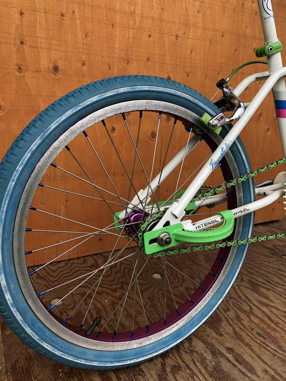 twin tube bmx frame