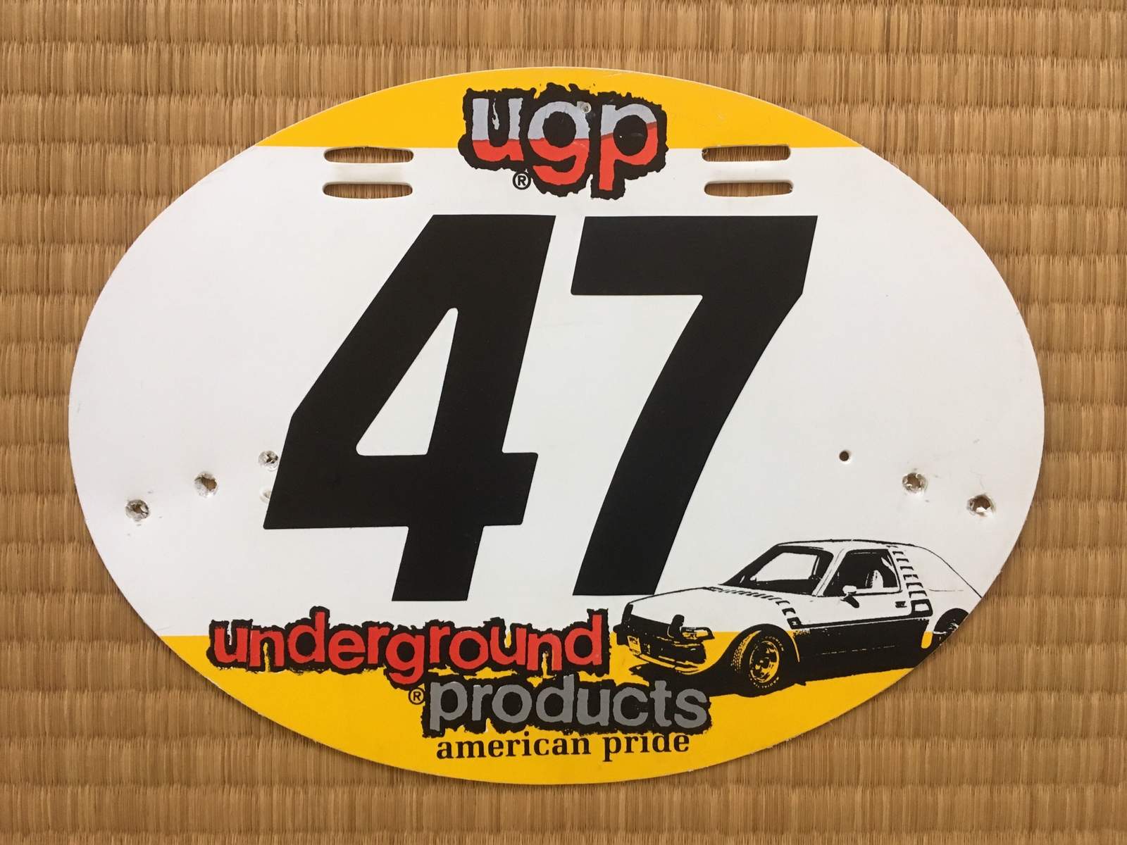 OLD SCHOOL BMX CRIT PLATE NUMBER 5