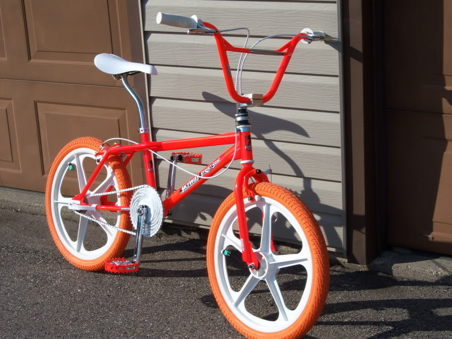 Does anyone feel embarased about riding neon colored 80s bmx bikes