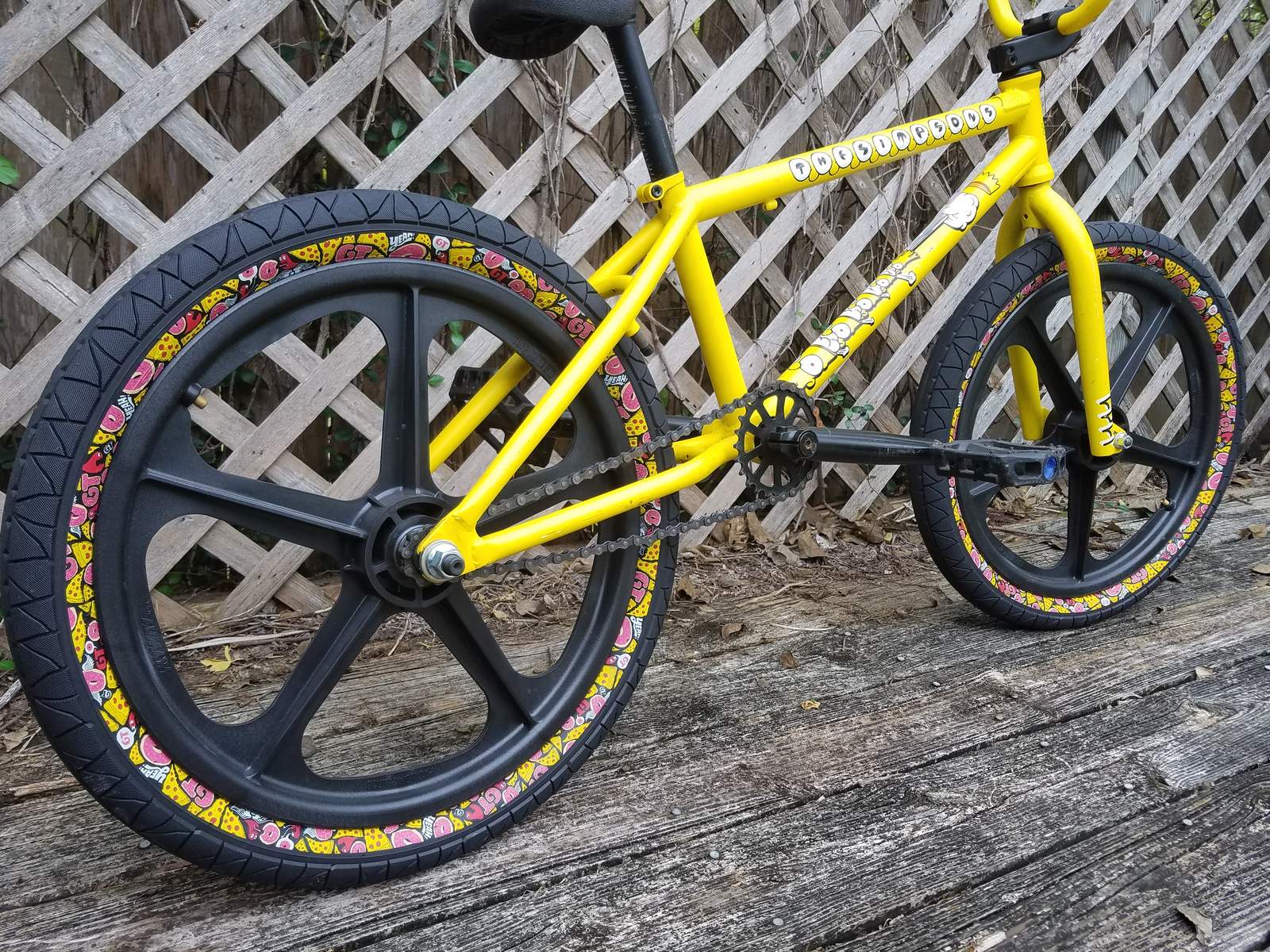 bart simpson bmx bike